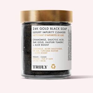Truly 24K Gold Black Soap